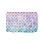 Mermaid Bath Mat, Pastel Badmat (Voorkant)