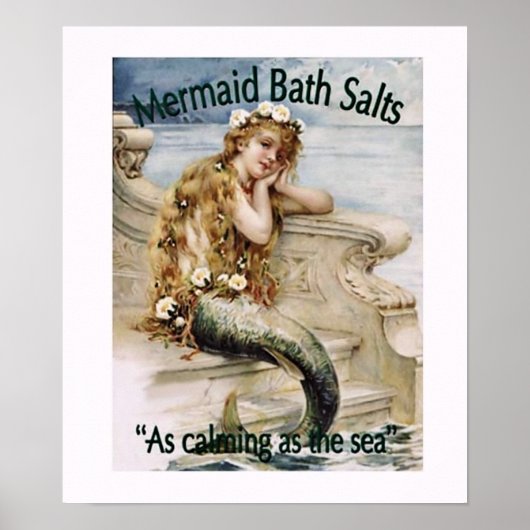Mermaid Bath Salts Poster (Voorkant)