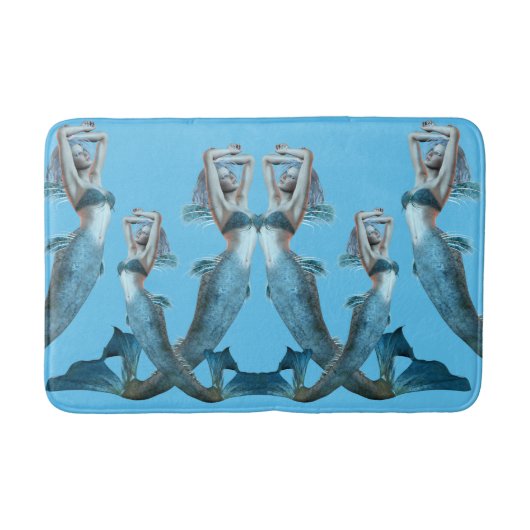 Mermaid Bathroom Bath Mat (Voorkant)