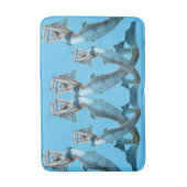Mermaid Bathroom Bath Mat (Voorkant Verticaal)