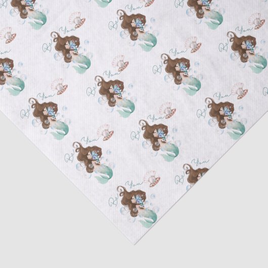 Mermaid Be You Tissue Paper Tissuepapier (Detail)