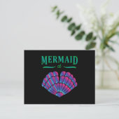 Mermaid Beach Bikini Carnival Shell BH Gift Idee Briefkaart (Staand voorkant)