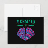 Mermaid Beach Bikini Carnival Shell BH Gift Idee Briefkaart (Voorkant / Achterkant)