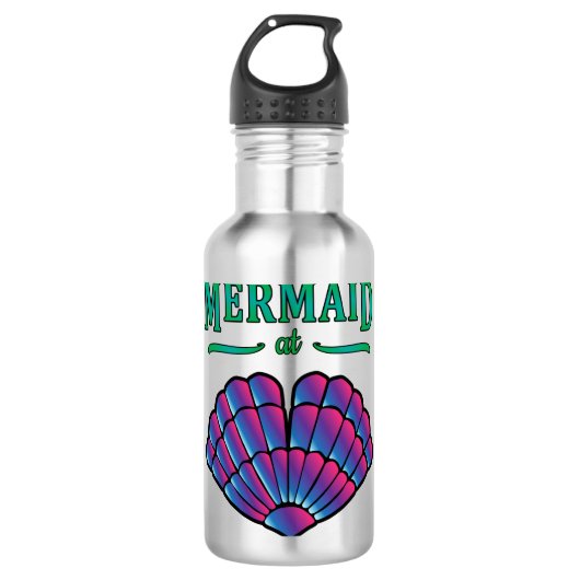 Mermaid Beach Bikini Carnival Shell BH Gift Idee Waterfles (Voorkant)