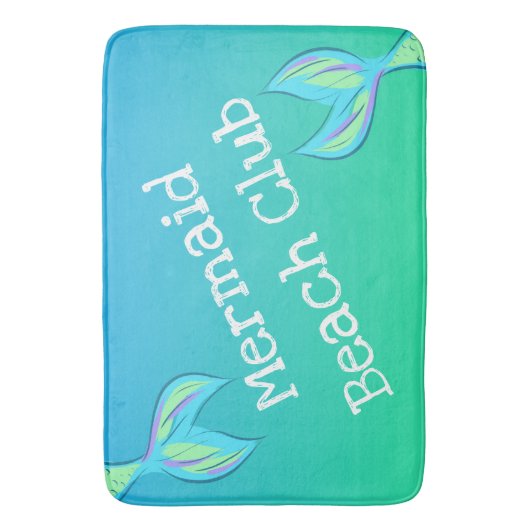 Mermaid Beach Club Badmat (Voorkant Verticaal)