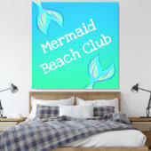Mermaid Beach Club Canvas Afdruk (Insitu (Slaapkamer))