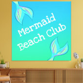 Mermaid Beach Club Canvas Afdruk (Insitu (Woonkamer))