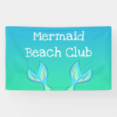 Mermaid Beach Club Party Spandoek (Horizontaal)