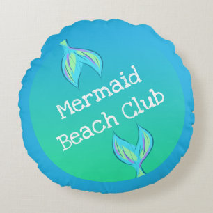Mermaid Beach Club Rond Kussen