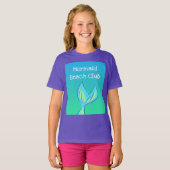 Mermaid Beach Club T-shirt voor meisjes (Voorkant volledig)
