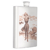 Mermaid Beach Gibson Girl Victoriaans Antiek Flacon (Rechts)