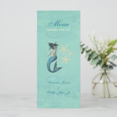 Mermaid Beach Kust Wedding Menu (Staand voorkant)