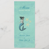Mermaid Beach Kust Wedding Menu (Voorkant)