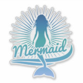 Mermaid Beach Sticker (Voorkant)