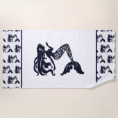 Mermaid Beach Towel Strandlaken (Voorkant)
