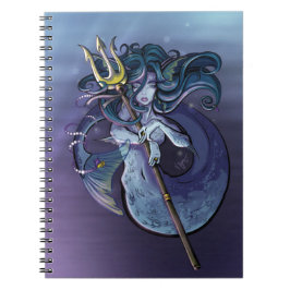 Mermaid Beauful Art Illustratie Notitieboek
