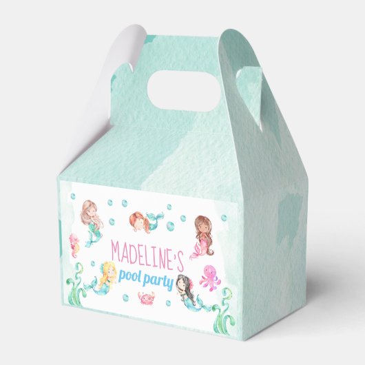 Mermaid Bedankdoosjes (Achterkant)