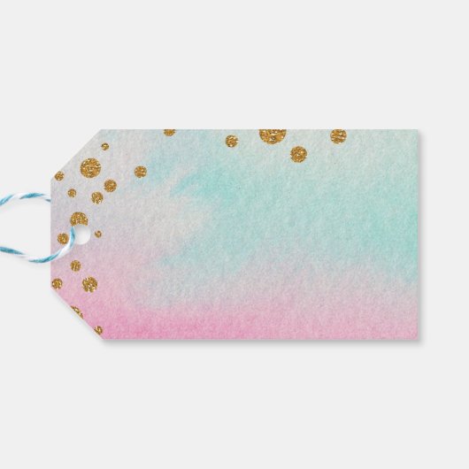 Mermaid Bedankt Label Cadeaulabel (Achterkant Horizontaal)