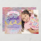 Mermaid Bedankt Verjaardag (Voorkant / Achterkant)