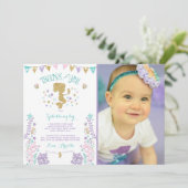 Mermaid Bedankt voor je creditcard onder Zee Dank  (Staand voorkant)