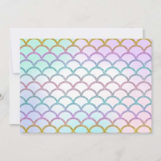 Mermaid Bedankt voor je creditcard onder Zee Dank  (Achterkant)