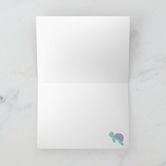 Mermaid Bedankt voor je creditcard onder Zee Dank  (Binnen)