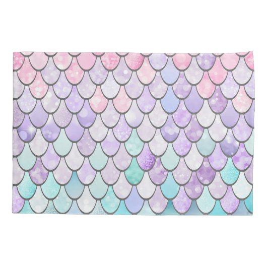 Mermaid Bedding, Mermaid Pillow Hoesje Standard Kussensloop (Achterkant)