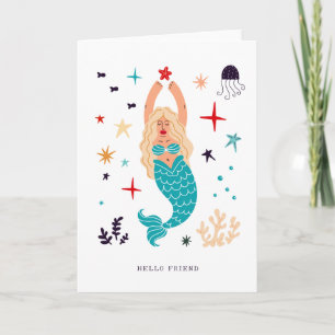 Mermaid Bericht   Blanco Kaart