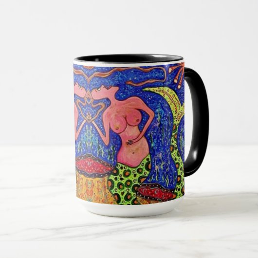 Mermaid Besties Twins Mok (Voorkant rechts)