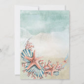 Mermaid Bewerkbare Onder De Zee 5e Verjaardag Kaart (Achterkant)