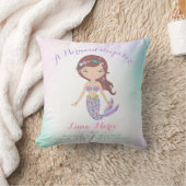 Mermaid Birth Stats Sierkussen Mermaid Nursery (Deken)