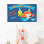 Mermaid Birthday - Aangepast Spandoek (Insitu)