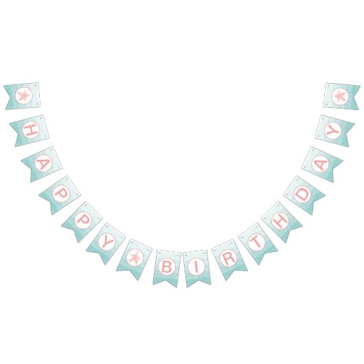 Mermaid Birthday Banner (Alle)