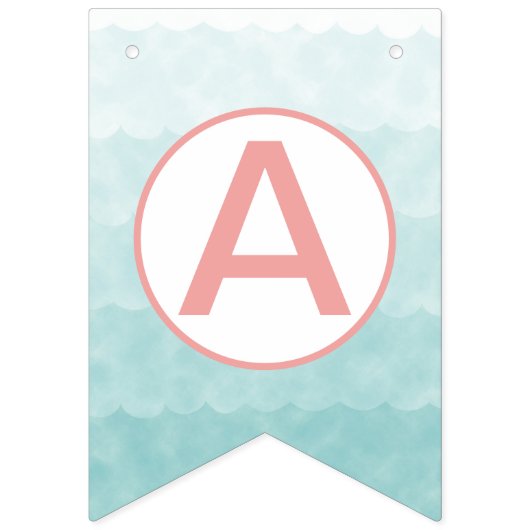Mermaid Birthday Banner (Derde vlag)