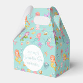 Mermaid Birthday Bedankdoosjes (Achterkant)