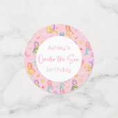 Mermaid Birthday Confetti (Kleine voorkant)