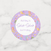 Mermaid Birthday Confetti (Kleine voorkant)