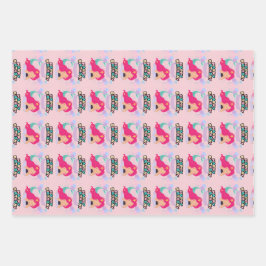 Mermaid Birthday Design - Onderwater Inpakpapier Vel