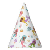 Mermaid Birthday Feesthoedjes (Rechts)