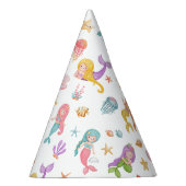 Mermaid Birthday Feesthoedjes (Rechts)