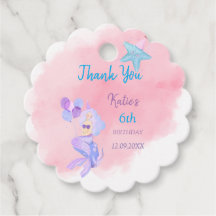 Mermaid Birthday Invitation