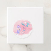 Mermaid Birthday Invitation Bedankjes Labels (In situ)