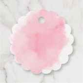 Mermaid Birthday Invitation Bedankjes Labels (Achterkant)