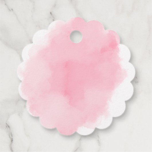 Mermaid Birthday Invitation Bedankjes Labels (Achterkant)