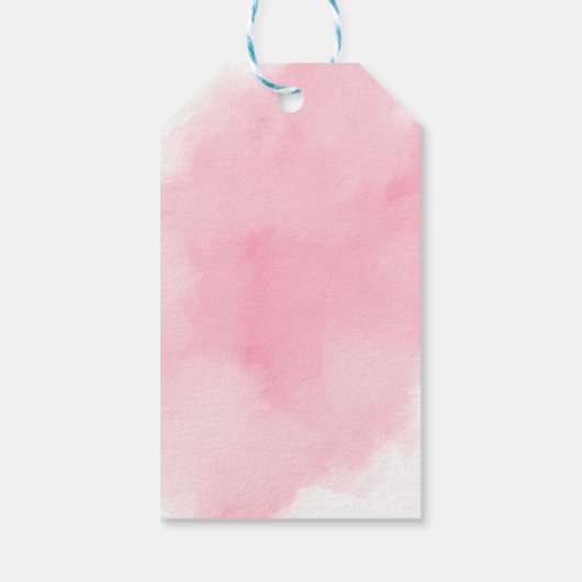 Mermaid Birthday Invitation Cadeaulabel (Achterkant)