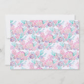 Mermaid Birthday Invitation Kaart (Achterkant)