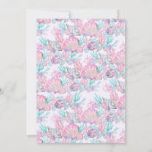 Mermaid Birthday Invitation Kaart (Achterkant)