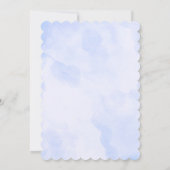 Mermaid Birthday Invitation Kaart (Achterkant)