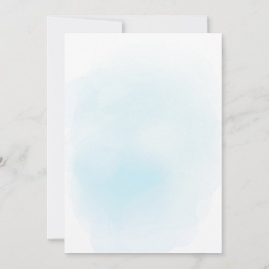 Mermaid Birthday Invitation Kaart (Achterkant)