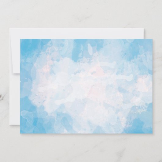 Mermaid Birthday Invitation- Laten we Mermaids zij Kaart (Achterkant)